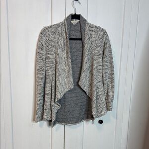 Club Monaco Marled Gray Open Cardigan Duster - Medium